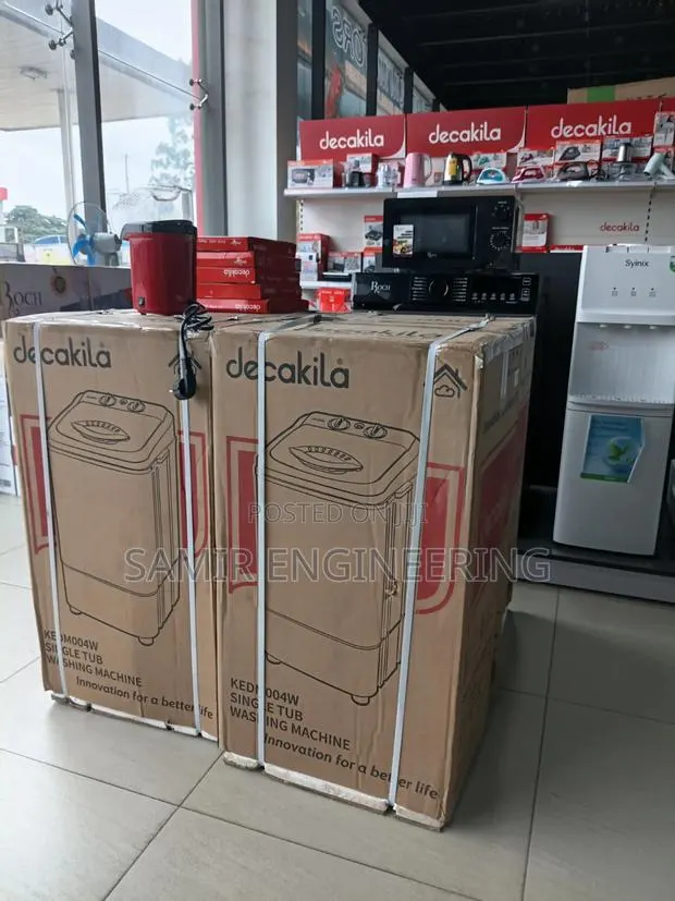 Decakila 7Kg Single Tub Semi-Automatic Washer (KEDM004W) · Photo 1
