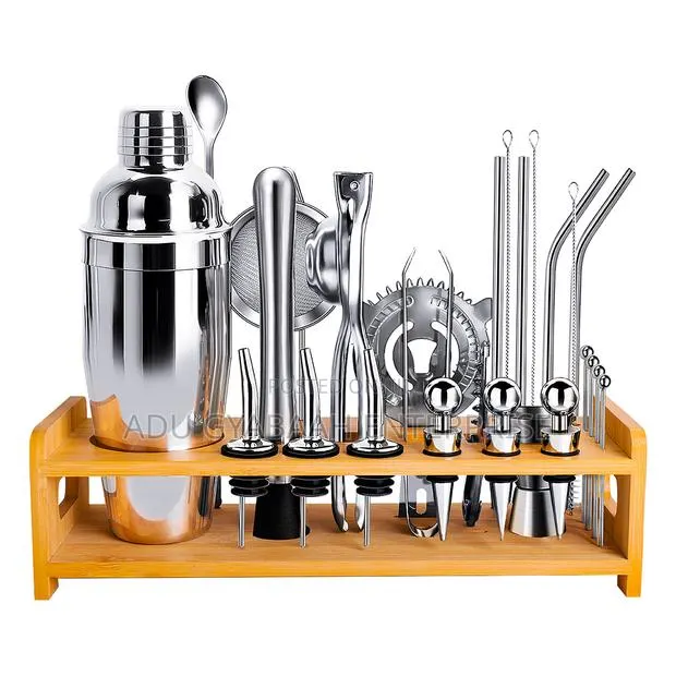 Cocktail Shaker Kits (26pcs) + Cocktail Recipe Book · Photo 1