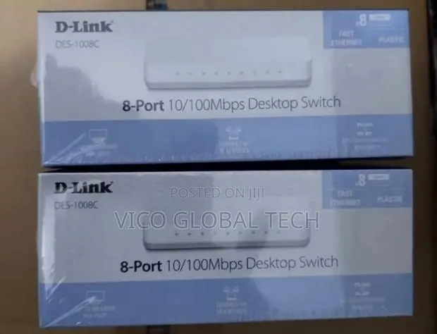 D-Link Des-1008c 8-Port 10/100mbps Desktop Switch · Photo 1