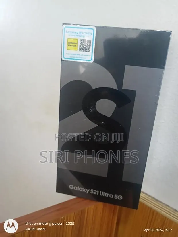 New Samsung Galaxy S21 Ultra 5G 256 GB Black · Photo 1