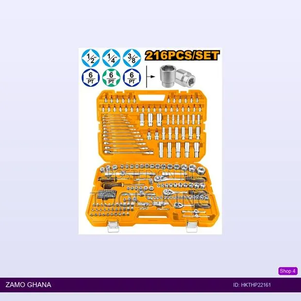 216 PCS Combination Tools - Hkthp22161 · Photo 1