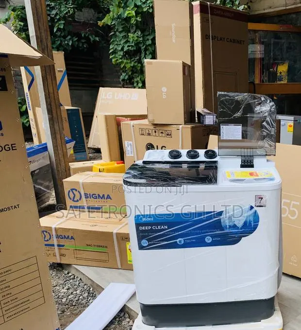 Fast Auto Wash Midea 7.0kg Semi Auto Washing Machine MF100W70/W-GH · Photo 1