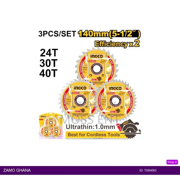 Ultrathin TCT Saw Blade - Tsb4003 · Photo 1