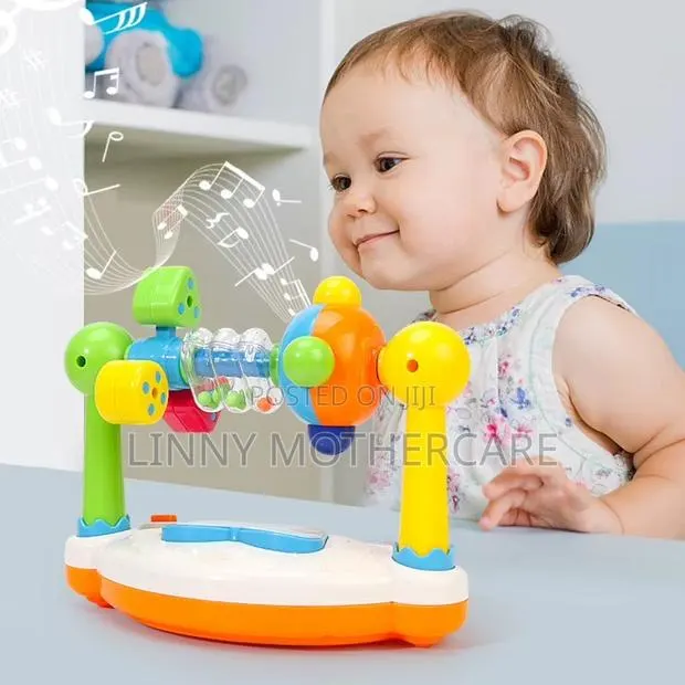 Children's Rotating Musical Toy Piano With Lighting · Photo 1
