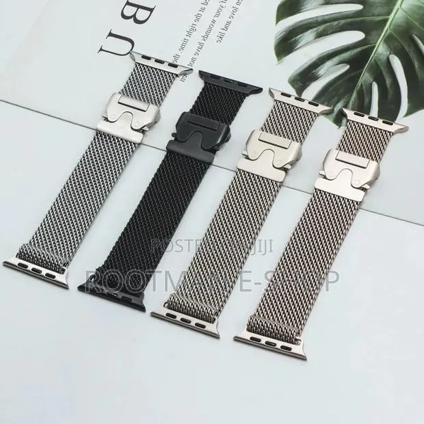 Titanium Milanese Loop For Apple Watch Series -all Sizes 38mm To Ultra · Photo 1