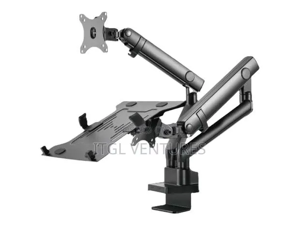 Newstar 91-ldt12c1m2kn Monitor Arm With Laptop Mount13-inch To 32-inch · Photo 1