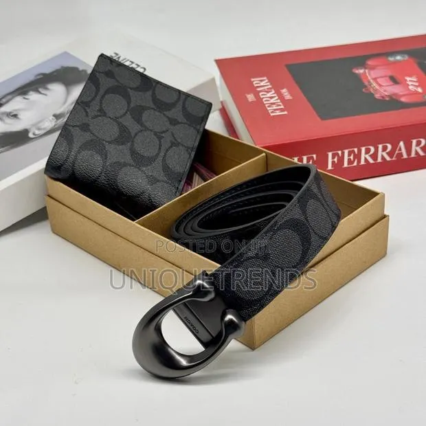 Quality Leather Belts With Wallet · Photo 1