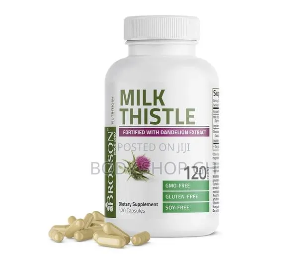 Milk Thistle + Dandelion for Liver Health and Support, Detox, 120 Caps · Photo 1