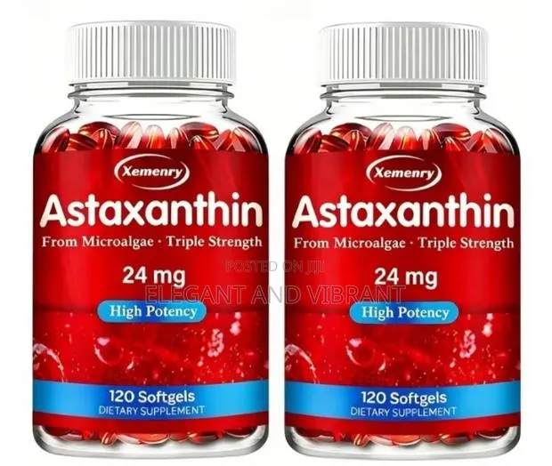 Astaxanthin From Microalgae Triple Strength 24mg Soft Gel · Photo 1