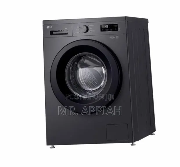 Super Classic Lg 8kg Front Load Washing Machine(Black)Inverter · Photo 1