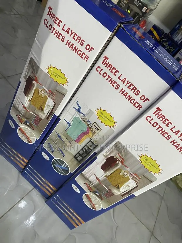 4 Layer Rack-Dry School Uniforms+Baby Clothes · Photo 1