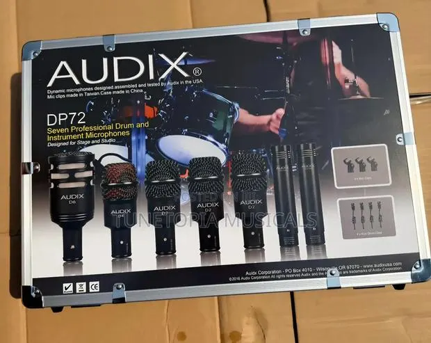 Audix Dp7 7-piece Drum Microphone Package In Its Carrying Case. · Photo 1