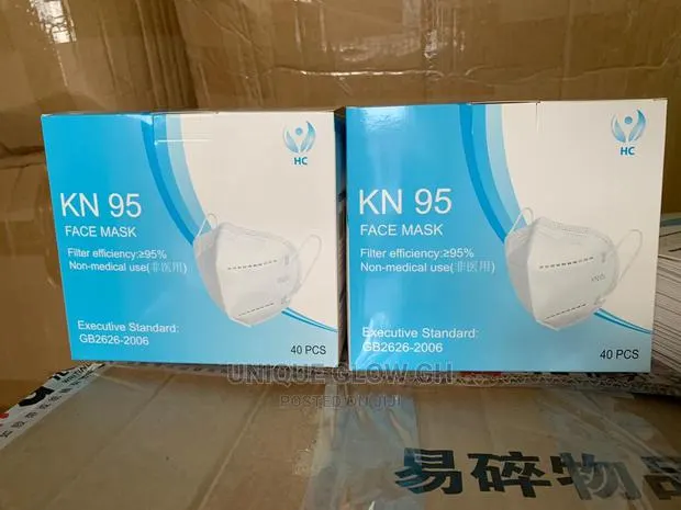 Kn95 40 PCS 3 Dimensional Protective Mask · Photo 1