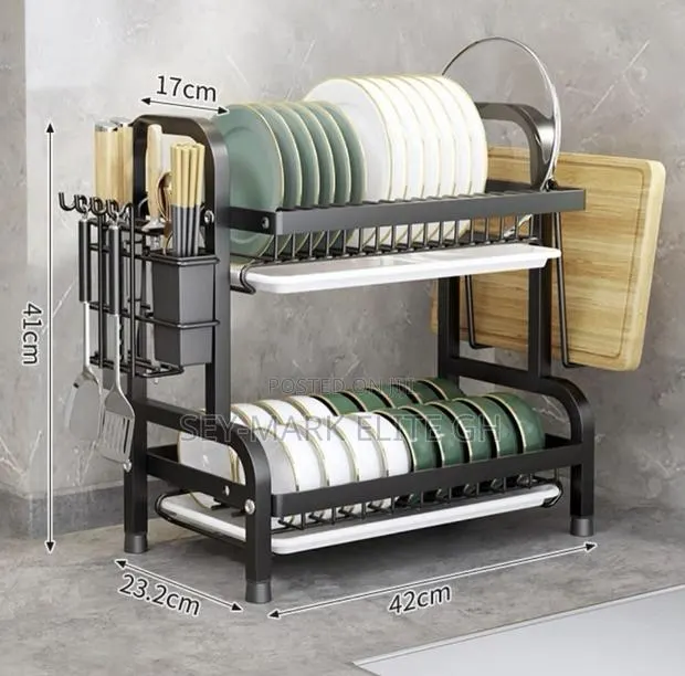 2 Tier Dish Drying Rack · Photo 1