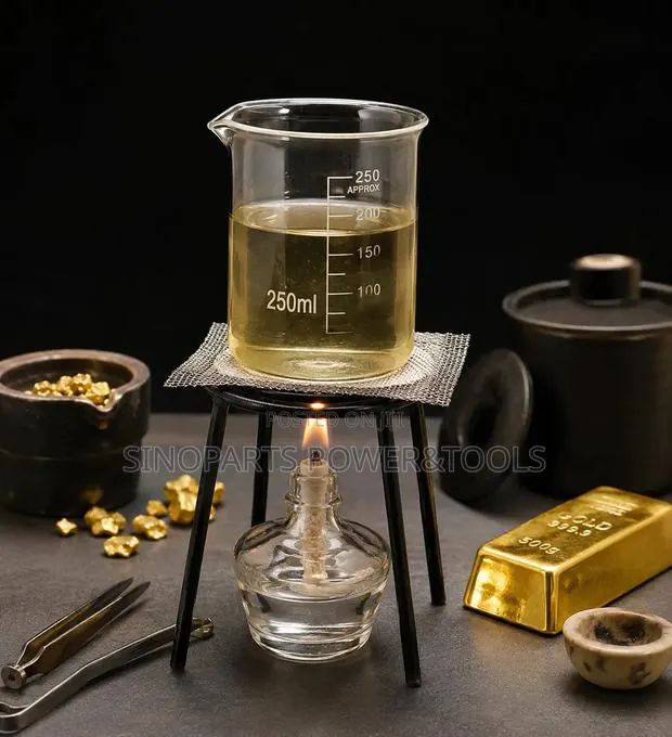 250ml Alcohol Lamp Tripod Set for Gold Refining Testing · Photo 1