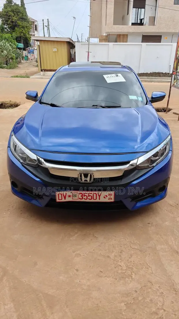 Honda Civic Si Sedan 2018 Blue · Photo 1