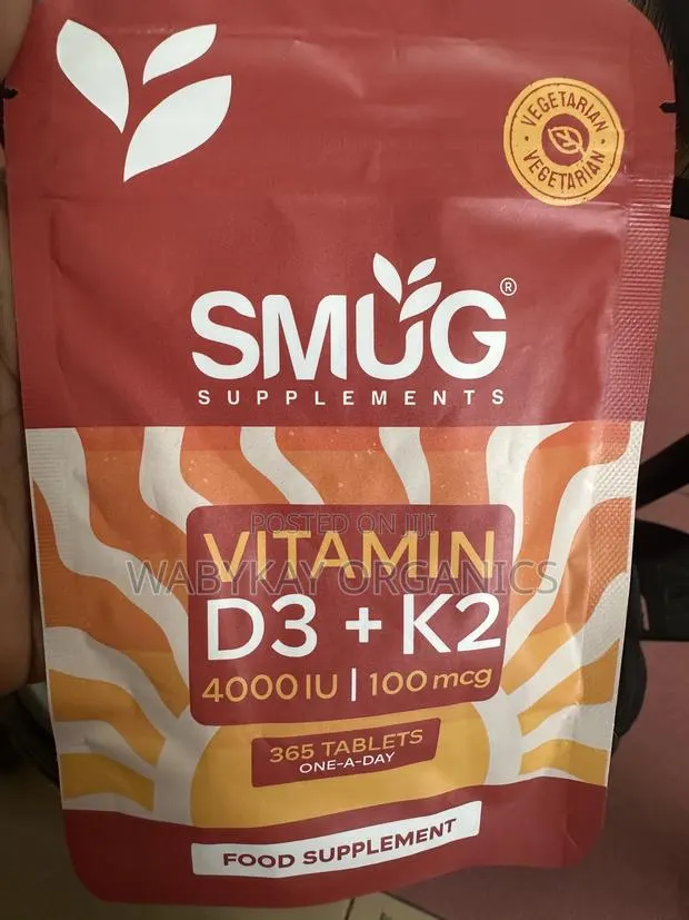 Vitamins D3+K2 1year Supply