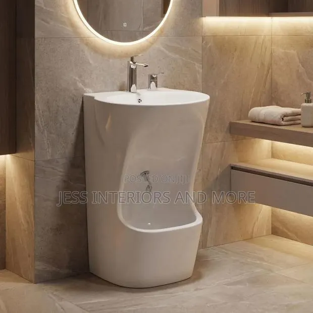 Pedestal Basin With Leg Wash · Photo 1