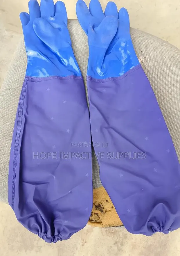 Extra Long Pvc Gloves. · Photo 1