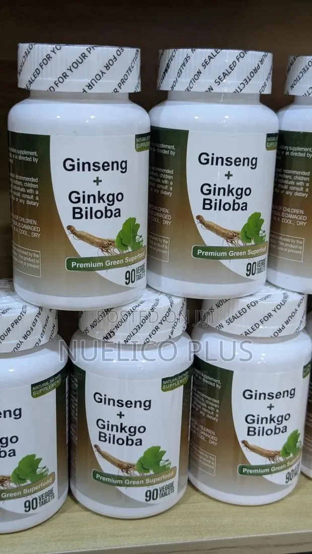 Ginseng + Ginkgo Biloba Capsules – Energy, Memory Blood Circulation · Photo 1