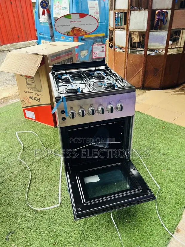 Available Now at Store New Line Gas Cooker Oven 4burner 50/60 · Photo 1