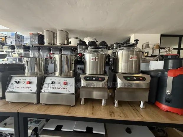 Commercial Stainless Steel Food Processor · Photo 1