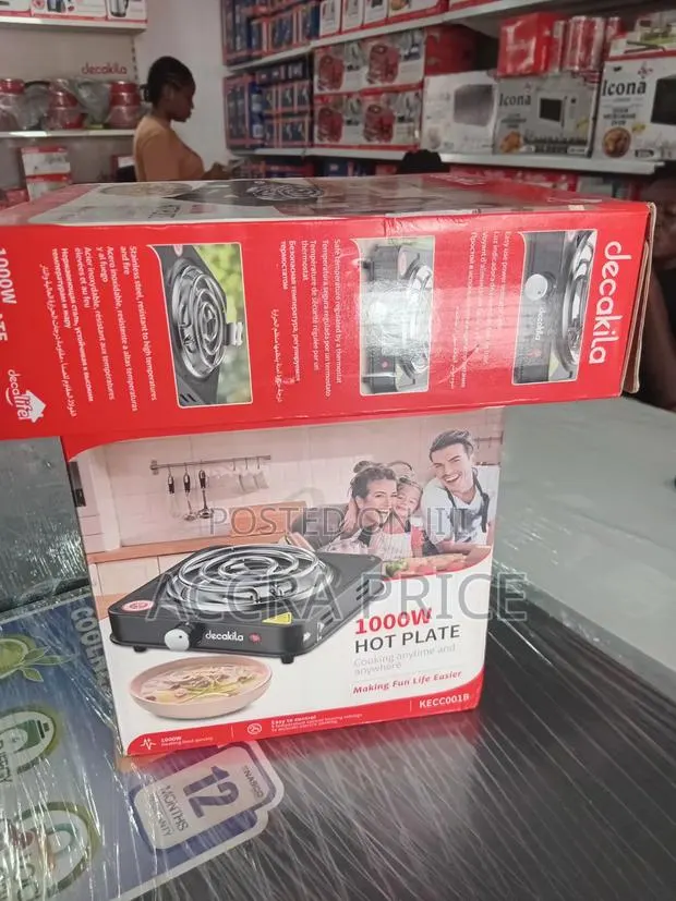 Original Decakila Electric Hot Plate Fast Heating 1000w · Photo 1