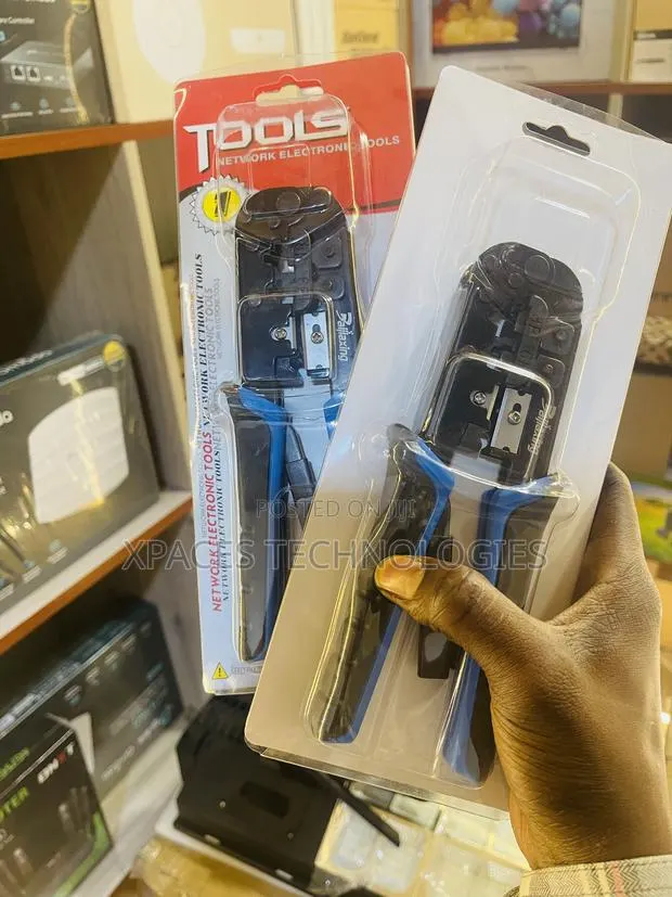 RJ45 Crimping Tool Machine for CAt6,Cat6a, Cat5e and Rj11 · Photo 1