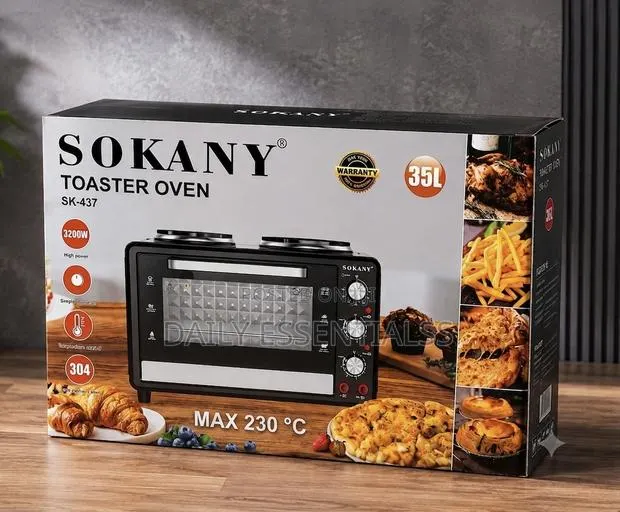 SOKANY 35L Electric Toaster Oven With Double Hot Plate SK-437 · Photo 1