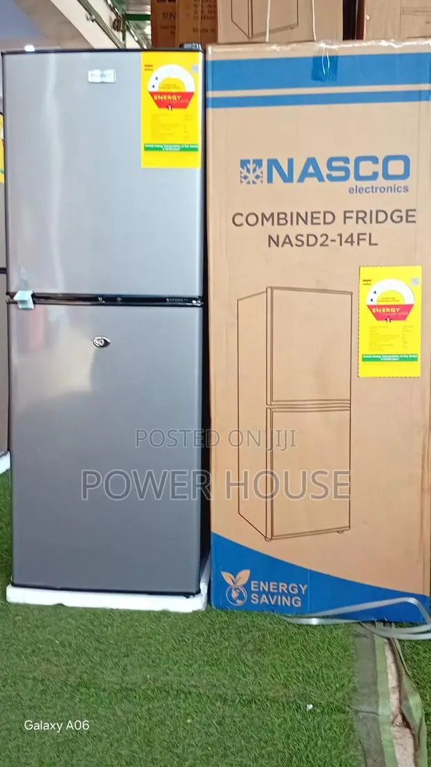 Nasco Nasd2-14fl Double Door Refrigerator – Fast Cooling · Photo 1