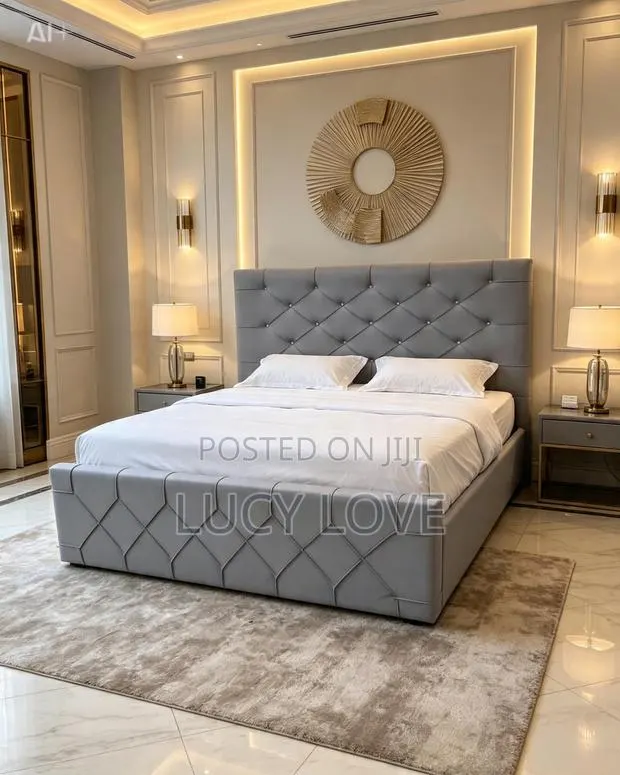 Leather Double Bedframe · Photo 1