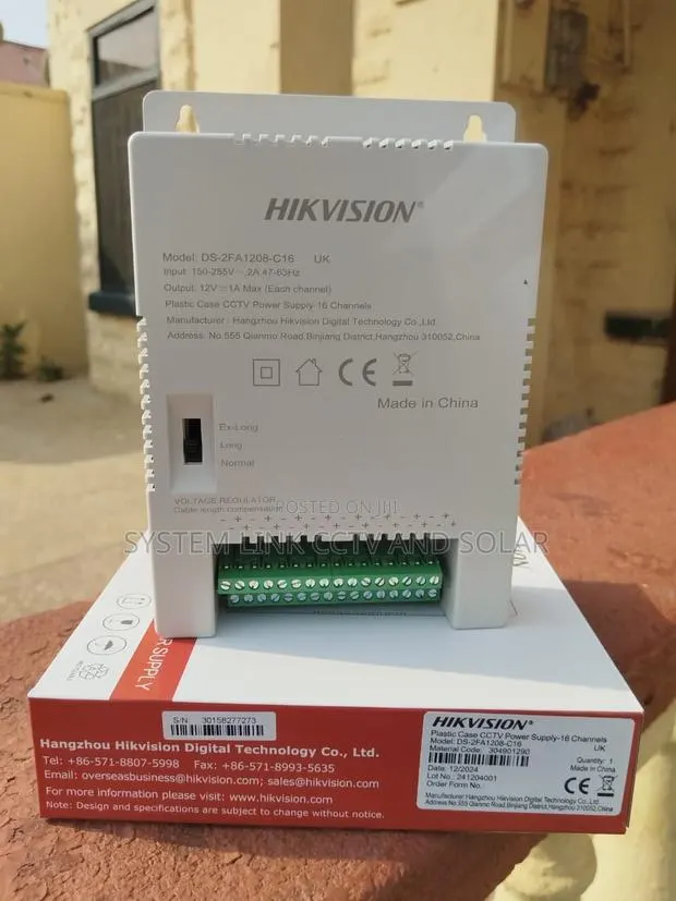 Hikvision Power Supply 8 Channel · Photo 1