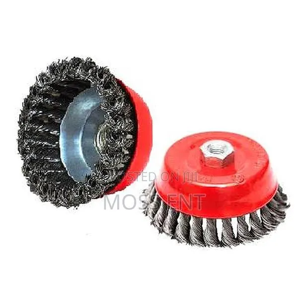 Cup Brush 3 Inch Twisted M14 75mm Grado - H · Photo 1
