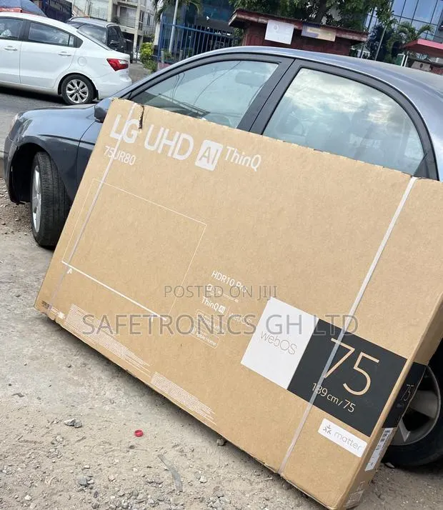 Just Order Lg 75 Inch Ur80 Frameless Tv · Photo 1