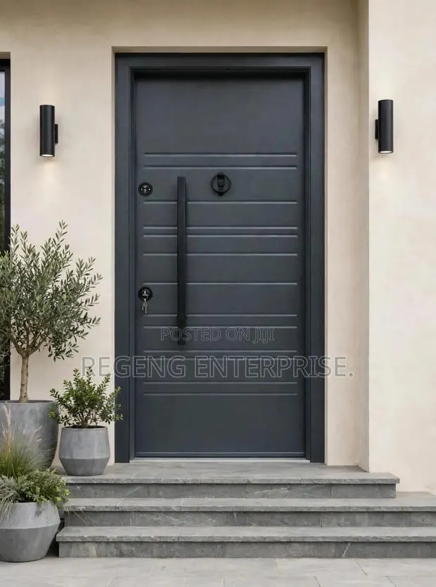 Waterproof Security (3) Locks Door · Photo 1