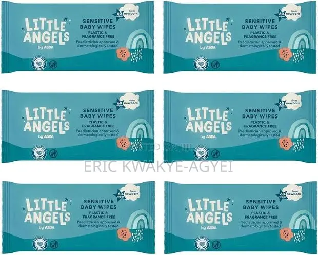 Little Angels Plastic Free Fragrance Free Sensitive Wipes(12x 60 Wipe) · Photo 4