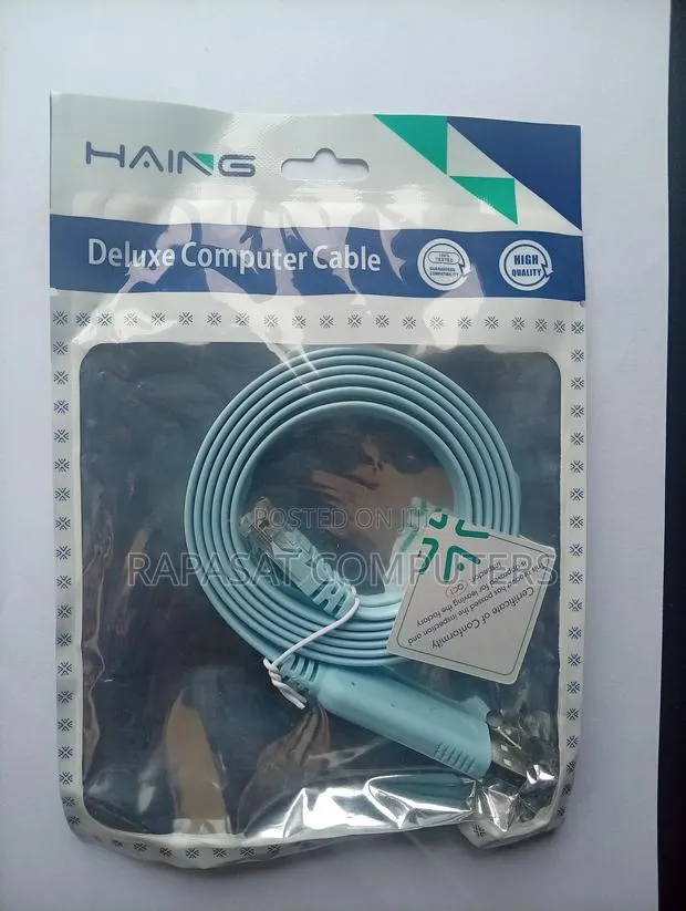 Haing USB 2.0 Male to Rj45 Male Cable 1.5m Hi-2067(console Cable) · Photo 1