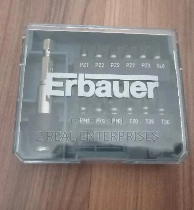 Erbauer 12-Piece Compact Screwdriver Bit Set With Magnetic Bit Holder · Photo 1
