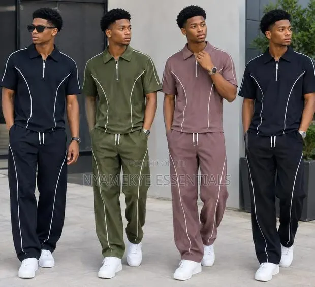 Men's Two Set Tracksuit,Polo Top and Trousers · Photo 1