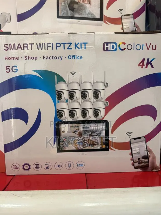 Smart Wifi PTZ Security Camera Kit With Smart Tablet · Photo 1