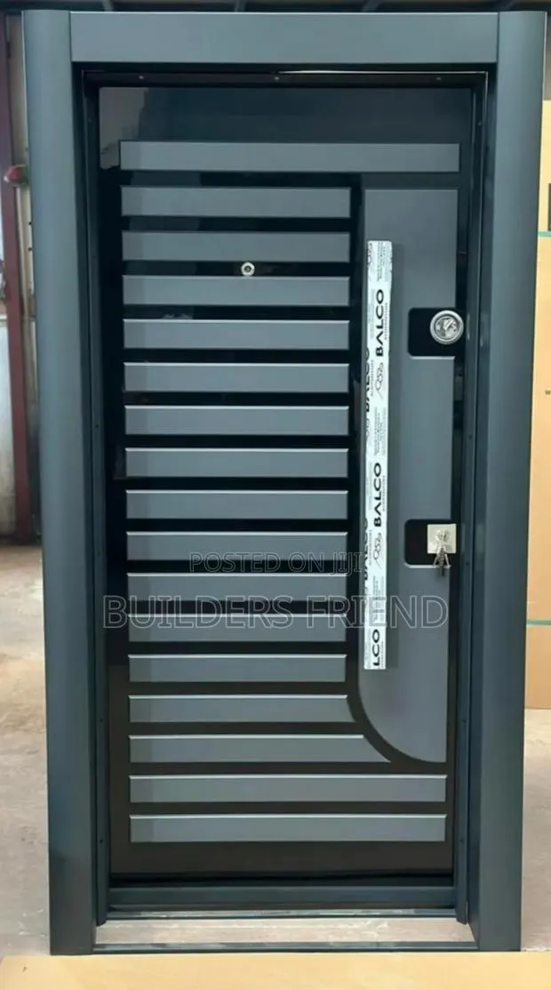 Executive Gray Turkish Heavy Single Entrance Security Door · Photo 1