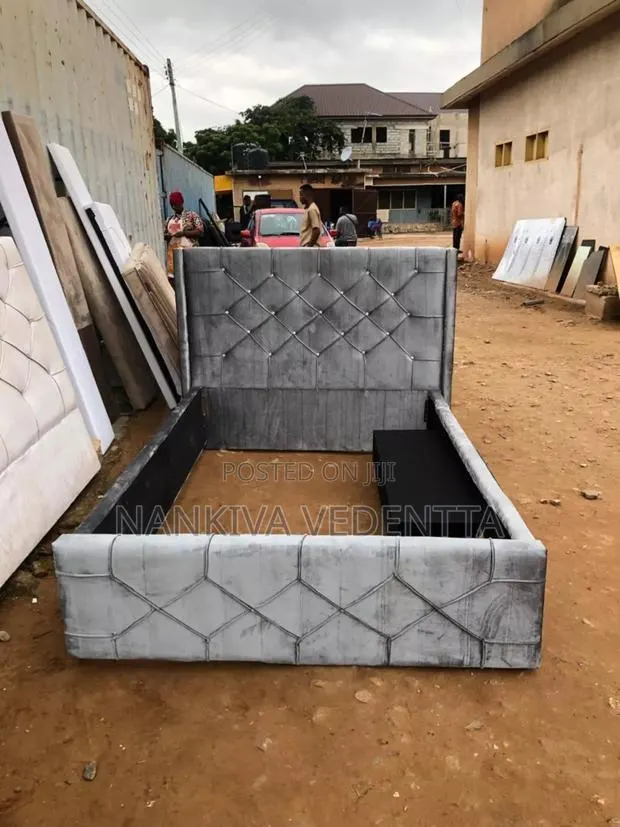 Gray Double Bed Frame · Photo 1