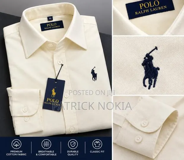 Polo Ralph Lauren Beige Men Long Sleeve · Photo 1