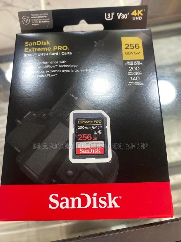 Sd Card Extreme Pro 256gb · Photo 1