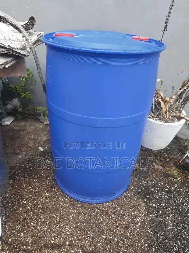 250 Liters Empty Blue Barrel · Photo 1
