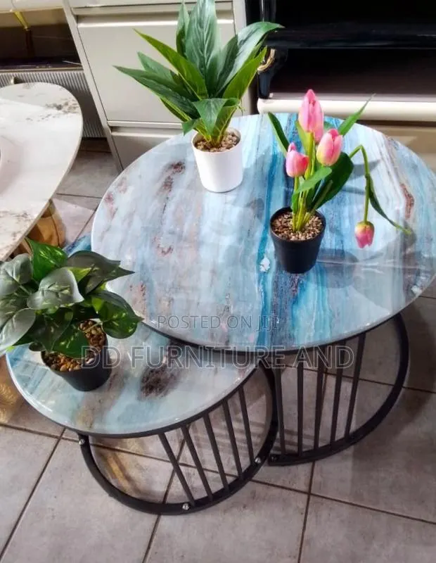 2 in 1 Marble Center Table · Photo 1