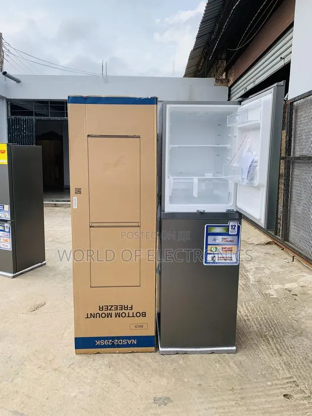 Get a New Nasco 251 LTRS Double Door Bottom Mount Fridge( NASD2-29SK) · Photo 1
