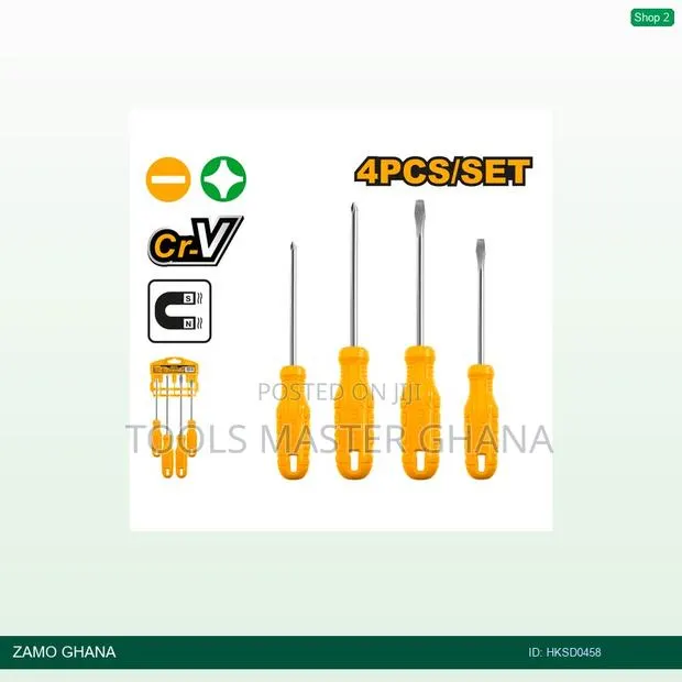 4 PCS Screwdriver Set - Hksd0458 · Photo 1