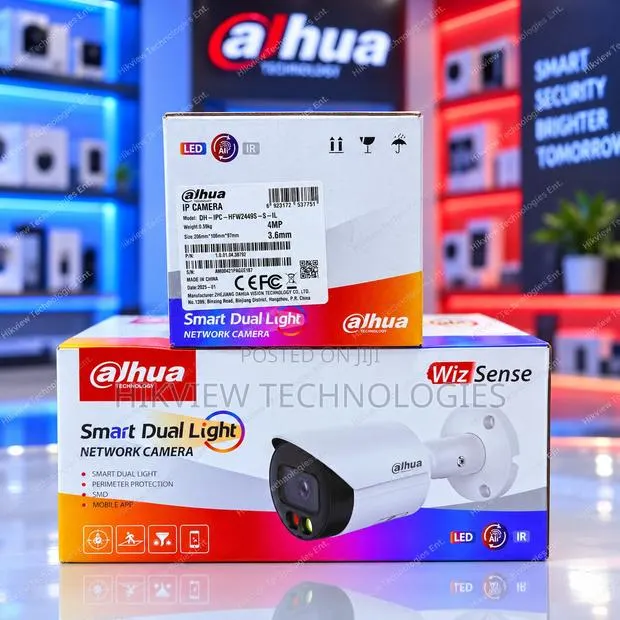 DAHUA IPC-HFW2449S-S-IL4MP Smart Dual Light Fixed-Focal Bullet · Photo 1