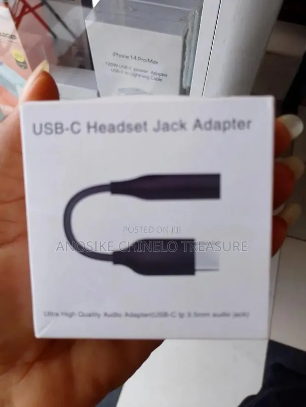 Usb-C to 3.5mm Headphone Jack Adapter | Type-C Audio Converter · Photo 1